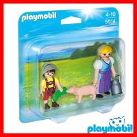 สินค้าขายดี!!! Playmobil 5514 Country Farm Woman and Boy Duo Pack figure เพลย์โมบิล ดูโอ สาวชนบทและเด็กชาย (PM-5514) #ของเล่น โมเดล ทะเล ของเล่น ของขวัญ ของสะสม รถ หุ่นยนต์ ตุ๊กตา สวนน้ำ สระน้ำ ฟิกเกอร์ Model