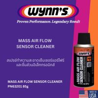 WYNNS MASS AIR FLOW SENSOR CLEANER สเปรย์ทำความสะอาดเซ็นเซอร์แอร์โฟร์และชิ้นส่วนอิเลคทรอนิกส์ MAF Cleaner PN63201 ขนาด 85กรัม