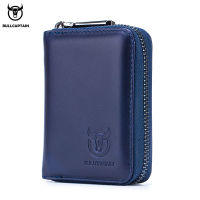 【CW】BULLCAPTAIN leather credit card ID card holder wallet wallet men fashion rfid card holder wallet business card holder bag