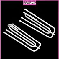 （A SHACK）❈☒ 15pcs CURTAIN HOOK / PLEAT White Metal Deep Pinch Pleat 4 Prong