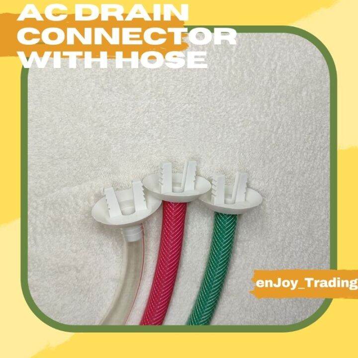Aircon Drain Hose Connector With 3Meters Hose For Circle Drain Hole