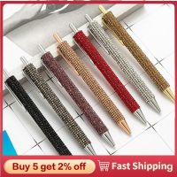 【LZ】◇  Glitter sequin cristal caneta 0.5mm preto recarga esferográfica caneta escritório papelaria gel caneta estudante ferramentas de escrita material de escritório