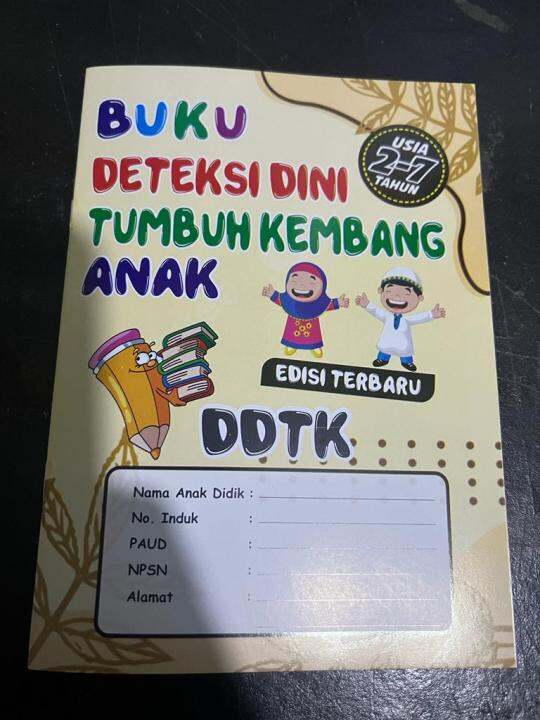 Buku Deteksi Dini Tumbuh Kembang Anak (DDTK) PAUD | Lazada Indonesia