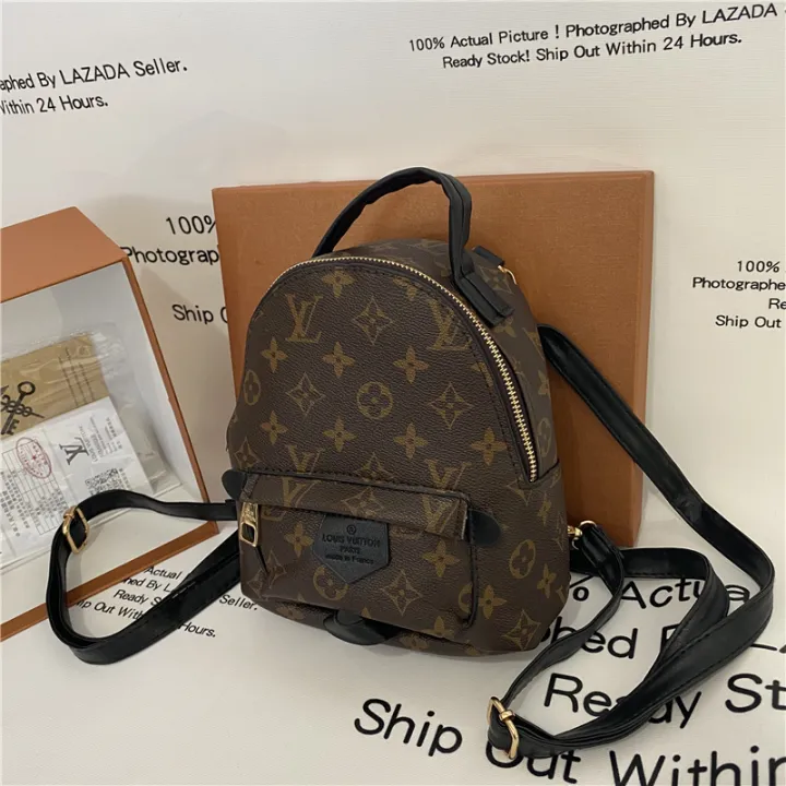 With Box Optional Original LOUIS VUITTON LV PALM SPRINGS Mini Backpack for  Women on Sale Branded New 2021 School Bag | Lazada PH