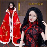 (Popular toys)  Eastern Beauty Asia Face สไตล์จีนคลาสสิกตุ๊กตาสาวของเล่นสีขาว22ข้อต่อ Movable Slim Figure DIY ภาพวาดหัว