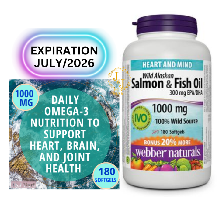 ber Naturals Wild Alaskan Salmon & Fish Oil, 1000 mg Lazada PH