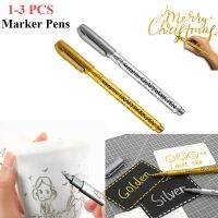 Waterproof Permanent Marker Pens DIY Epoxy Resin Mold Gold Silver ColorDrawing Student Supplies Craft Non-Erasable Marker Pen