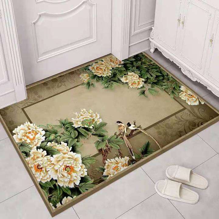3D Absorbent Floor Mats Entrance Rug Household Toilet Bathroom Water