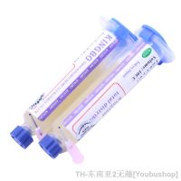 hk♠☞  Solder Paste Kingbo RMA-218 10cc Needle Flux No-Clean Used BGA Rework Repair Tools