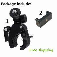 【original】 2 IN 1 Bike Tripod Heads Lebar Mount Holder &amp; Mobilephone Holder ขนาดใหญ่สำหรับ Hero 3 HeroMount Binoculars