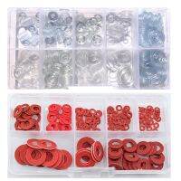 M2 M2.5 M3 M4 M5 M6 M8 Gasket Nilon Transparan PVC Washer Baja Merah Kertas Plastik Flat Washer Spacer Isolasi Gasket Ring Kit