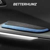 BETTERHUMZ Alcantara รถประตู Armrest Pad Elbow Rest หมอนสนับสนุนสำหรับ BMW E90 E60 F10 F30 E92 E46 E36 E87 G30 E39