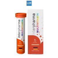 Interpharma Multivitamin Orange 20s - วิตามินรวม รูปแบบเม็ดฟู่ละลายน้ำ 1 หลอด บรรจุ 20 เม็ด