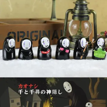 Studio Ghibli Spirited Away No Face Man Figures Toys DIY Decor Miyazaki  Hayao Swing No Face Man Action Figure Model Toy Figures 