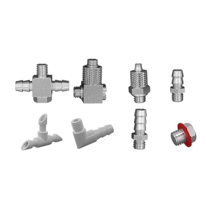 [Hot K] Air Compressor Hose Convertible M5 Plug Plastic Tee Steel