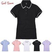 ▧卐✾ Golf clothing womens T-shirt short-sleeved Korean version womens breathable GOLF golf clothes womens quick-drying tops summer wear