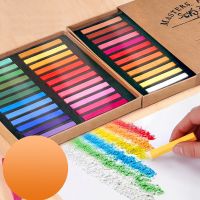 Square Pastel ชุด 12/24/36/48 สี Soft Dry Pastel ศิลปินชอล์ก Pastel Sticks ปลอดสารพิษสำหรับ Art Drawing ภาพวาดอุปกรณ์