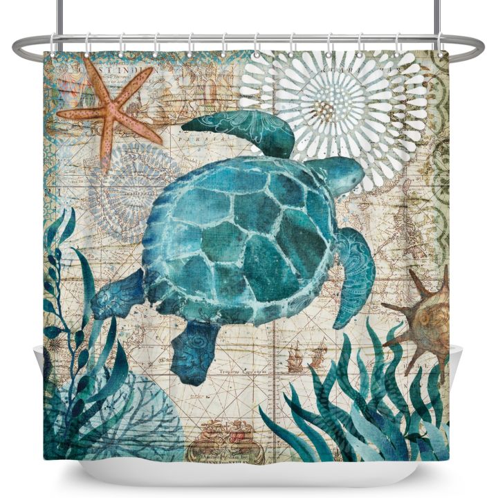 cw-seabed-turtle-shower-curtain-underwater-partition-with-hooks