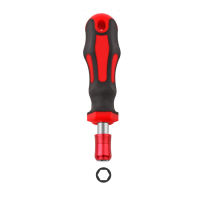 1/4 (6.35มม.) Ratchet ไขควง Bit Holder Handle Multifunctional Magnetic Bit Driver สำหรับ Slotted Hex Torx Phillips Bit