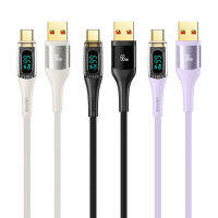 USAMS CABLE SHADOW SERIES US-SJ592 USB TO TYPE-C 6A 66W FOR TYPE-C 6A 1.2M PURPLE MOQ:50