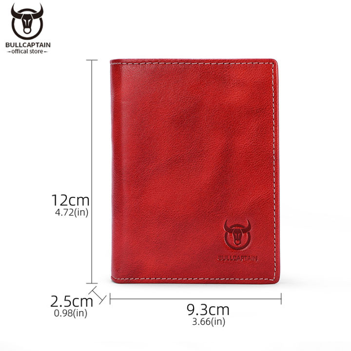 top-bullcaptain-leather-wallet-mens-high-quality-casual-retro-business-card-holder-rfid-anti-theft-brush-14-card-slot-thickened-wallet