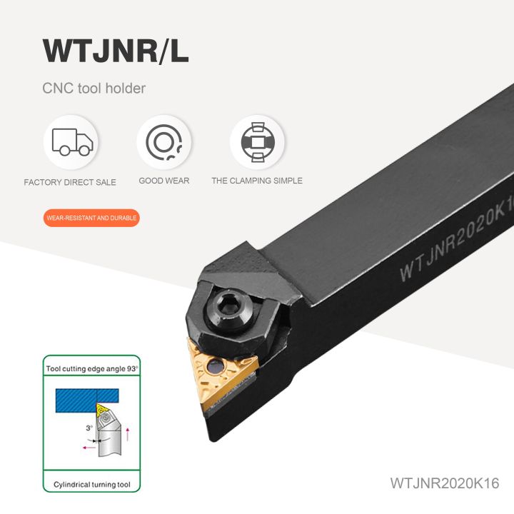 wtjnr1616h16-wtjnr2020k16-wtjnr2525m16-ที่จับเครื่องมือกลึงทรงกระบอก-tnmg1604-เม็ดมีดคาร์ไบด์สําหรับเครื่องมือกลึง