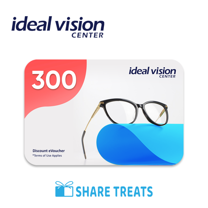 Ideal Vision P300 Worth Voucher (SMS eVoucher) Lazada PH