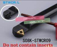 S08K-STWCR09 เครื่องมือกลึง 8 มม. เครื่องกลึงชุดเครื่องมือกลึงภายใน CNC เครื่องมือกลึงแบบถอดเปลี่ยนได้