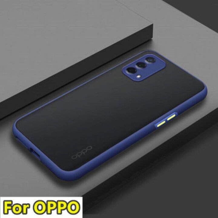 เคสกันกระแทก-case-oppo-a54-5g-oppo-a74-5g-ขอบนิ่มหลังแข็ง-เคสกันรอยกล้อง-ปุ่มสีผิวด้าน-ส่งจากไทย-เคสโทรศัพท์