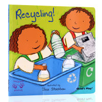 Original English Picture Book Helping Hands recycling series environmental protection Wu minlan book list child S play publishing paperback audio