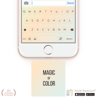 Magic of color Keyboard Theme⎮(E-Voucher) for Pastel Keyboard App