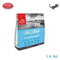 ? { ส่งฟรี } ?   ORIJEN SIX FISH CAT 1.8kg โอริเจน สูตร ปลา 6 ชนิด สำหรับแมว 1.8 กก.  บริการเก็บเงินปลายทาง