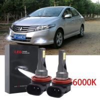 2Pc 6000K หลอดไฟ LED ไฟตัดหมอกสำหรับ HONDA City 2008-2017เปลี่ยนหลอดฮาโลเจน