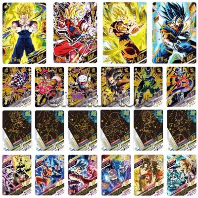 ไพ่ดราก้อนบอล5/25/50ชิ้นการ์ดลูกชายโกคูไซย่า Vegeta TCG การ์ดสะสมการซื้อขายหายากอะนิเมะเกมต่อสู้สำหรับของเล่นของขวัญสำหรับเด็ก