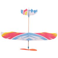 Elastic Rubber Band Powered DIY Foam Plane Model Kit Aircraft Educational Toy