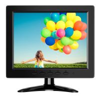 Eyoyo 8นิ้วจอ LCD ขนาดเล็ก Monitor 800x600จอมอนิเตอร์ CCTV นิรภัยขนาดเล็กจอแสดงผล VGA W/VGA/AV/BNC อินพุต