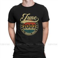 Vintage June All Original 20Th Birthday Gift Hop Tshirt 2002 2022 20 Years Old Creative Leisure T Shirt Male Gildan