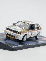 Lancia HF 4WD 1988โมเดลรถโลหะผสมรถแรลลี่ที่มีอัตราส่วน1:43ของสะสมของเล่นโลหะฮอยของที่ระลึกในวันหยุด