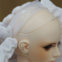 bjd-sd ตุ๊กตาวิกผมตุ๊กตา เพิ่มซิลิโคนหัวป้องกันการย้อมต่อต้าน