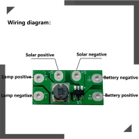 WonderfulBuyinge โมดูลบอร์ดควบคุมไฟพลังงานแสงอาทิตย์1.2V แผงวงจรไฟแบตเตอรี่ Ni-mh โมดูลโคมไฟถนน