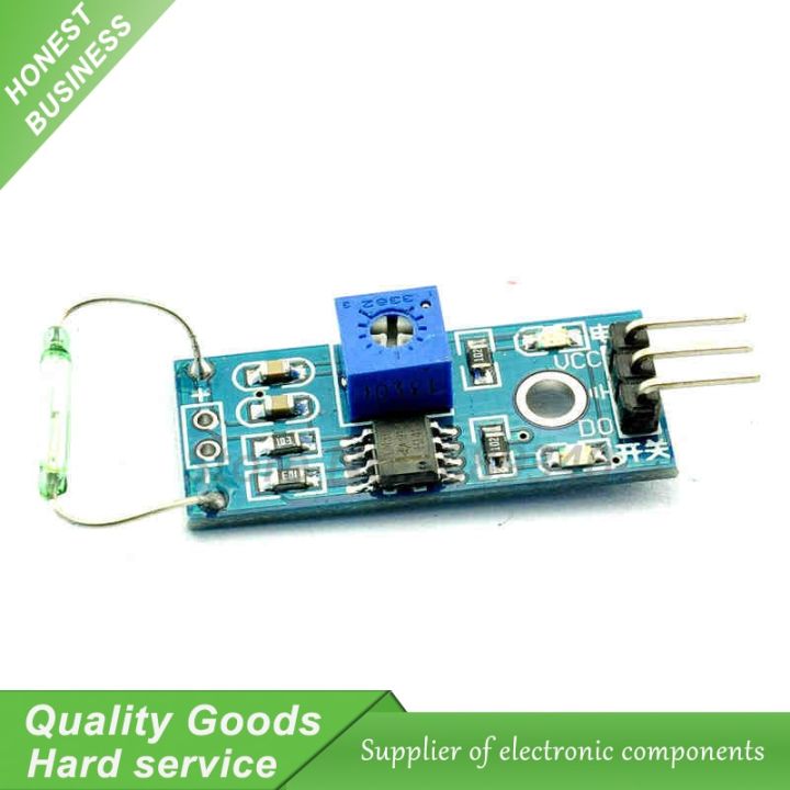 5pcs Dry reed pipe sensor module magnetron module dry reed switch magnetic control switch for Arduino