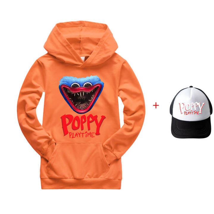 poppy-playtime-เสื้อฮู้ดผ้าฝ้าย-35-เส้นใยโพลีเอสเตอร์สำหรับเด็ก-เสื้อสเวตเตอร์มีฮู้ดแขนยาวฤดูใบไม้ผลิและฤดูใบไม้ร่วงสำหรับเด็กผู้หญิงเสื้อกันหนาวมีฮู้ดแฟชั่น65-มีกระเป๋าสำหรับเด็กเด็กผู้ชายเด็กผู้หญิง