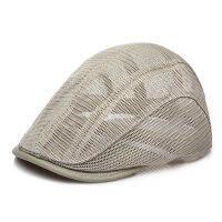 Drop Shipping 2021 Summer Man Hollow Out Ivy Hat Men Women Big Size Newsboy Cap Oversize Fitted Mesh Beret 56-58cm 58-60cm