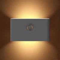 ♝♨▤ Led Human Body Induction Night Light Rechargeable Intelligent Wall Lamp For Stairs Hallway Household Bathroom Bedroom Corridor