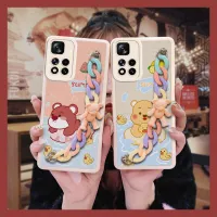 cute imitation leather Phone Case For Xiaomi Redmi Note11 Pro 5G/Note11Pro+/Mi11i India/Mi11i seres Cartoon Simplicity