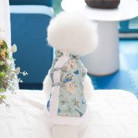 [COD] 2022 autumn and winter new pet Chinese style classical Tang suit Bichon Yorkshire Pomeranian dog cat clothes