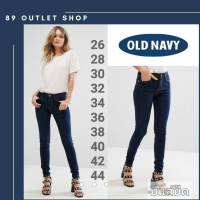 มีไซส์ใหญ่ OLD NAVY ยีนส์สกินนี่ สีเข้ม ยืดได้ กางเกงยีนส์ไซส์ใหญ่ กางเกงคนอ้วน แฟชั่นคนอ้วน พร้อมส่ง!! ไซส์ 26-44 นิ้ว++