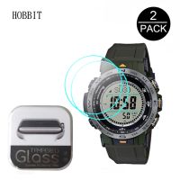 2PCS 2.5D Tempered Glass For Casio PRO TREK PRW-30Y PRW-30AE PRW-30 1A 1B Screen Protector 9H Anti-Scratch Water-proof Glass