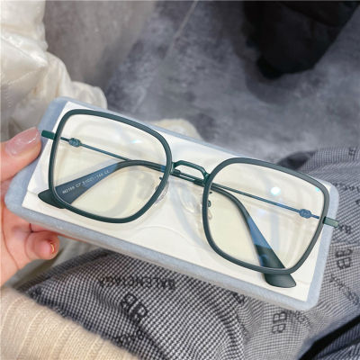 [JIUERBA]COD Kacamata Anti Radiasi Wanita Korea a Kaca Mata Oversize Square Anti Biru Light Eyeglasses