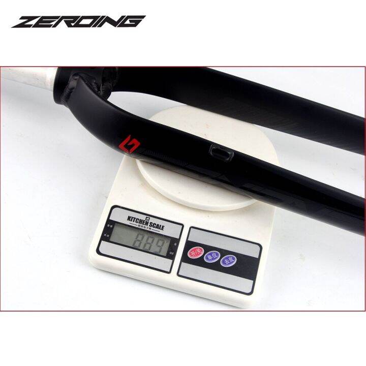 zeroing-mtb-m6ส้อมอะลูมินัมอัลลอยตะเกียบหน้ารถจักรยาน26-27-5-29-ท่อตรงโช๊คจักรยานแข็งฟอร์กจักรยานน้ำหนักเบา